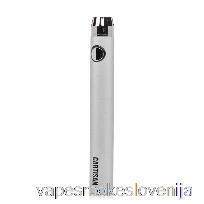 Vape Za Enkratno Uporabo Cartisan Gumb Vv 900 Dvojno Polnjenje 510 Baterija [usb-c] Srebrna